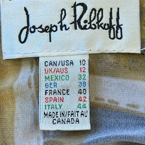 Joseph Ribkoff Leopard Baroque Rhinestone Tunic - Picture 4 of 5